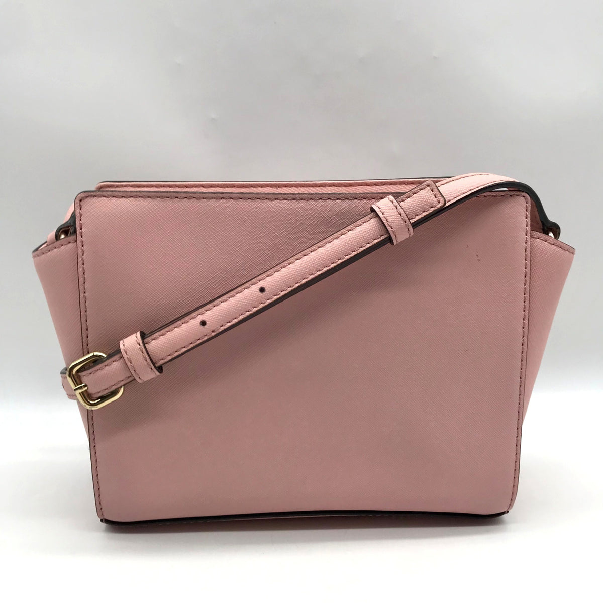Kate Spade Pink Saffiano Leather Grand Street Hayden Crossbody Bag