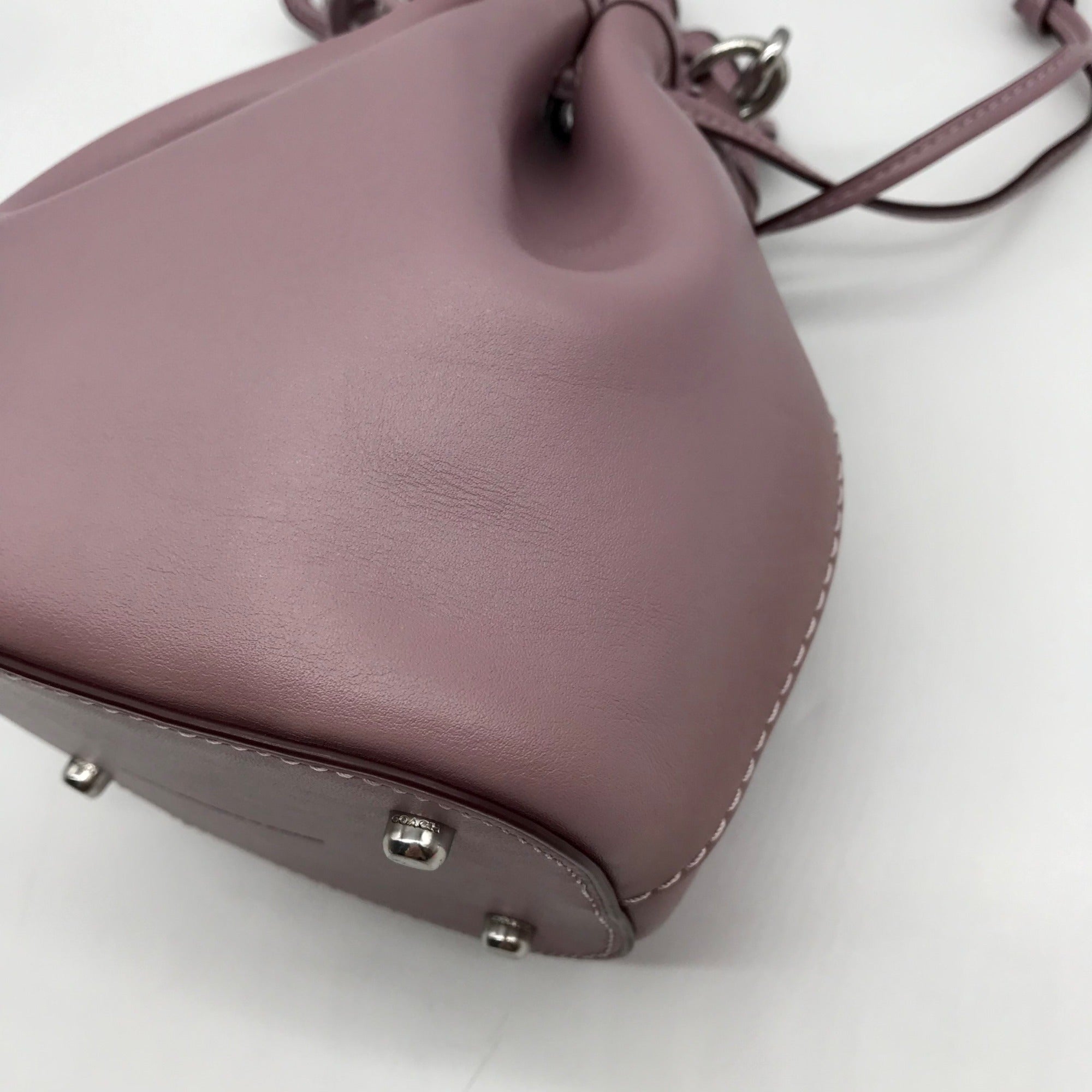 Coach Light Purple Leather Camila Convertible Bucket Bag CJ885