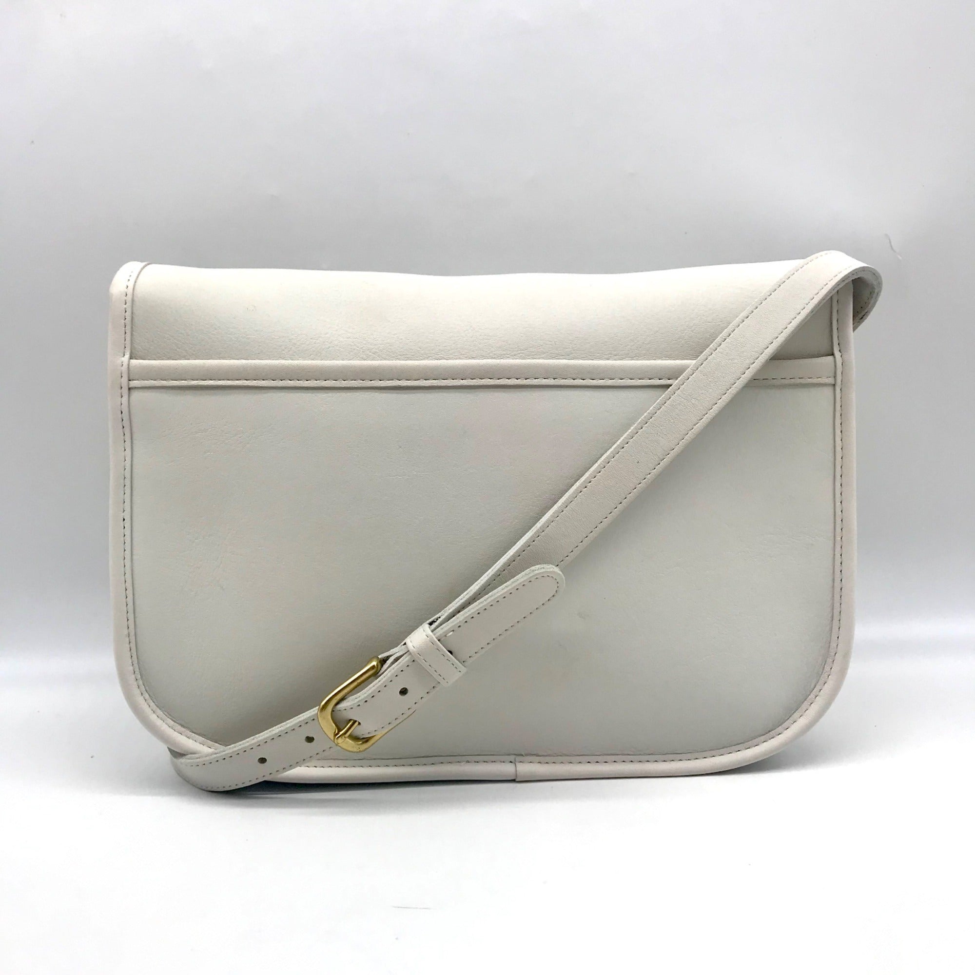 Coach White Leather Vintage City Bag 9790