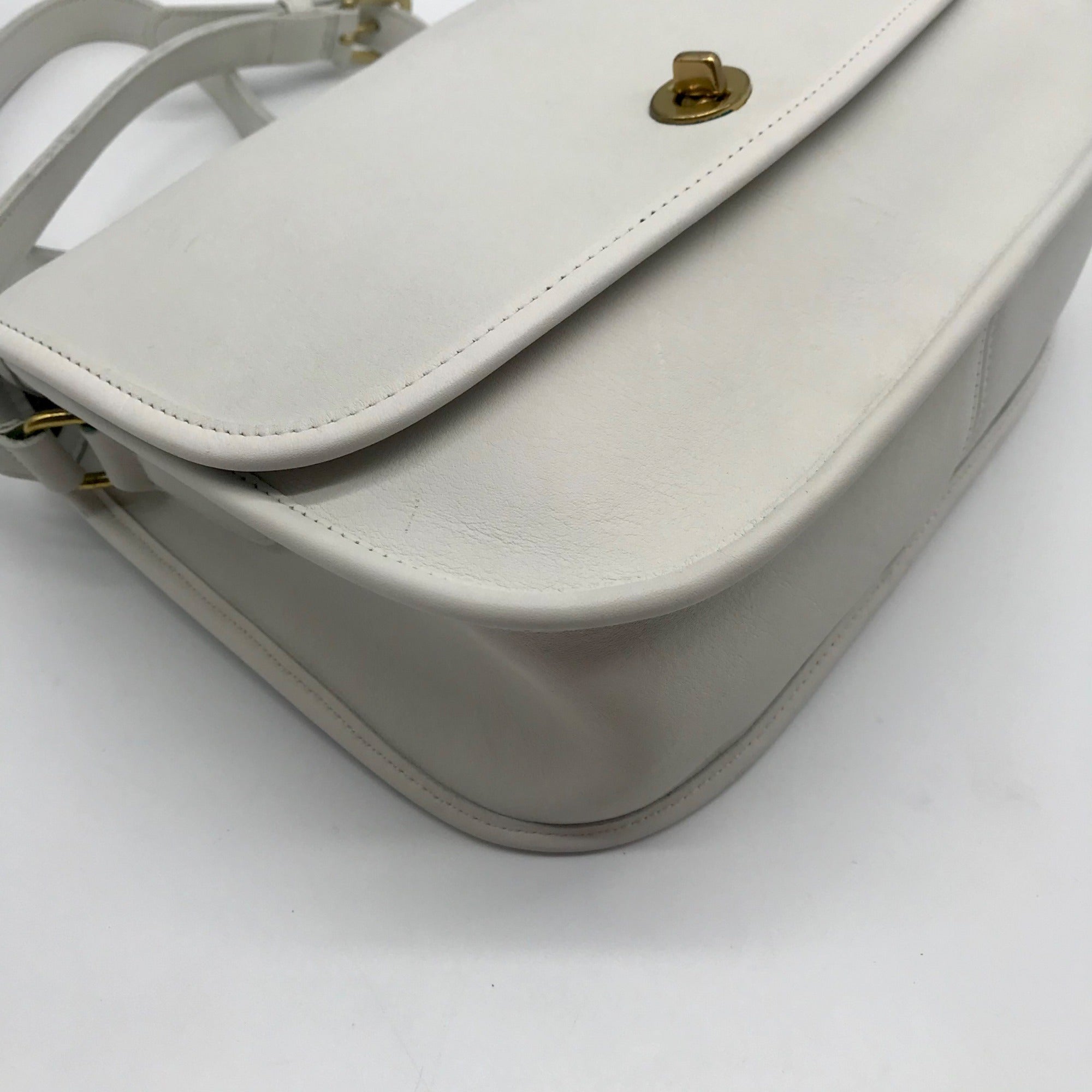 Coach White Leather Vintage City Bag 9790