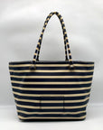 Kate Spade Cedar Street Offshore Blue & Ivory French Striped Harmony Tote