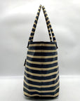 Kate Spade Cedar Street Offshore Blue & Ivory French Striped Harmony Tote