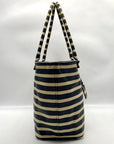 Kate Spade Cedar Street Offshore Blue & Ivory French Striped Harmony Tote