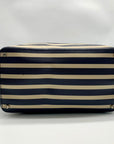 Kate Spade Cedar Street Offshore Blue & Ivory French Striped Harmony Tote