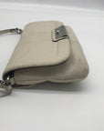 Coach F48988 Kristin Ivory Leather Large Flap Convertible Wristlet