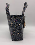 Consuela Blue Leopard Print Tote Bag
