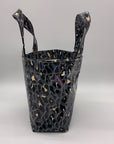 Consuela Blue Leopard Print Tote Bag