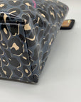 Consuela Blue Leopard Print Tote Bag