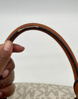 Michael Kors Cream Canvas Satchel