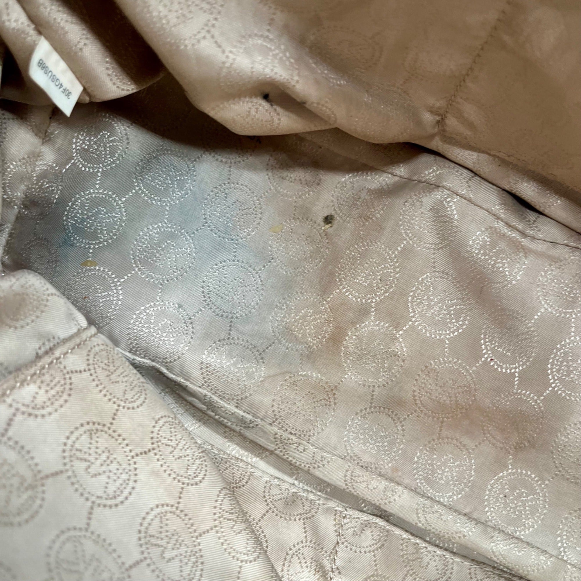 Michael Kors Cream Canvas Satchel