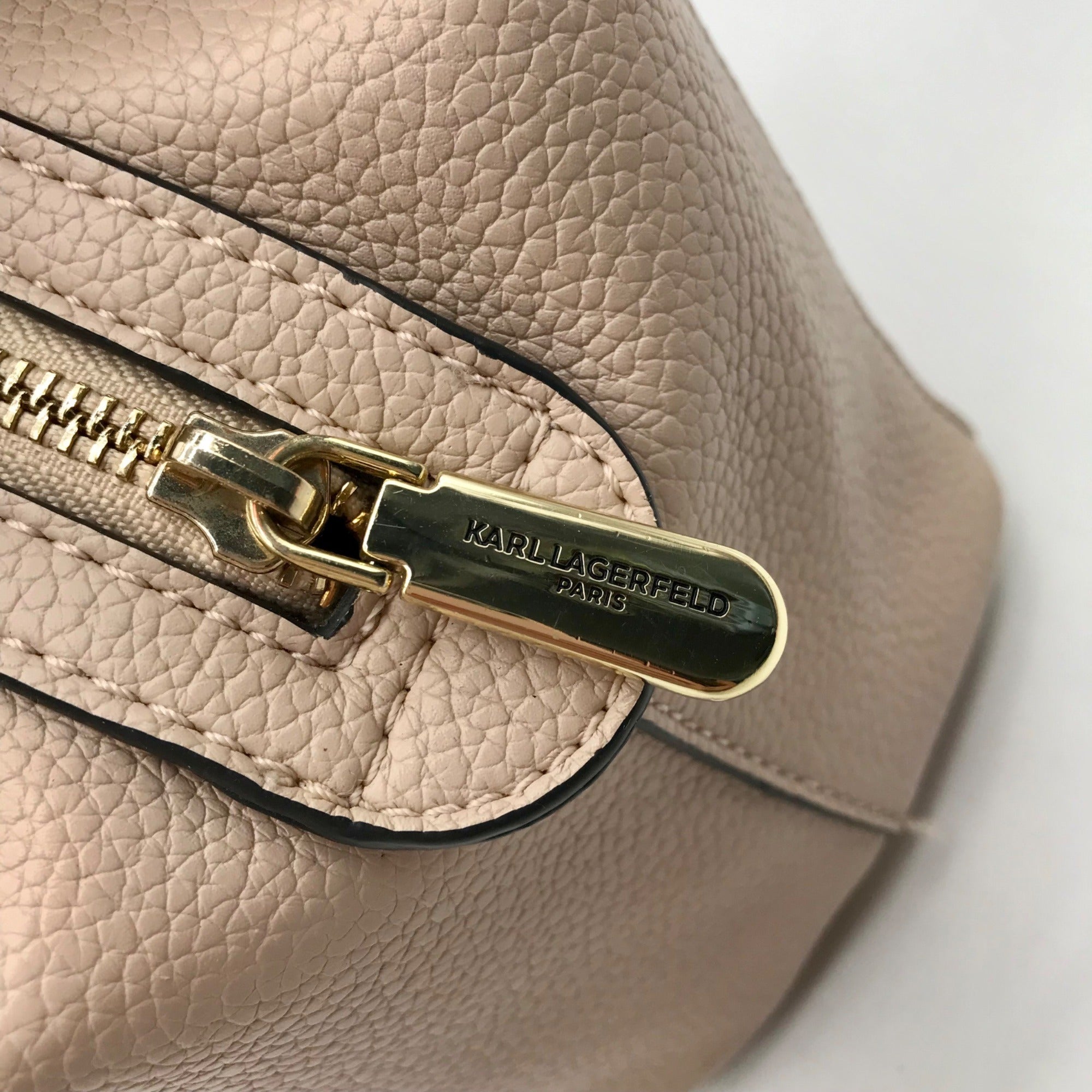 Karl Lagerfield Paris Beige Shoulder Bag