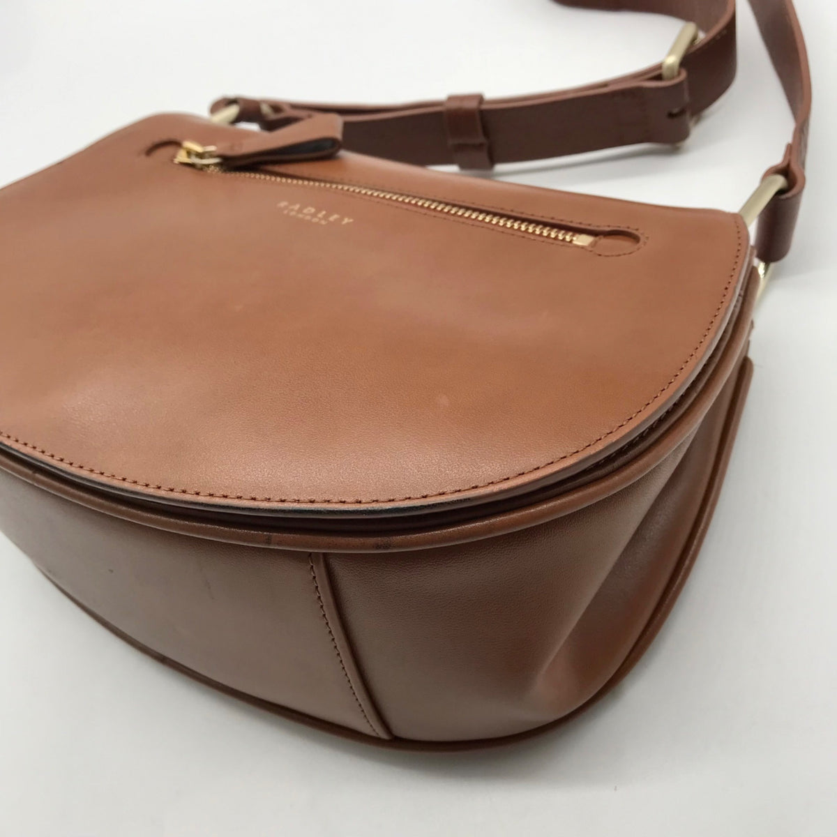 Radley London Brown Leather Crossbody Bag