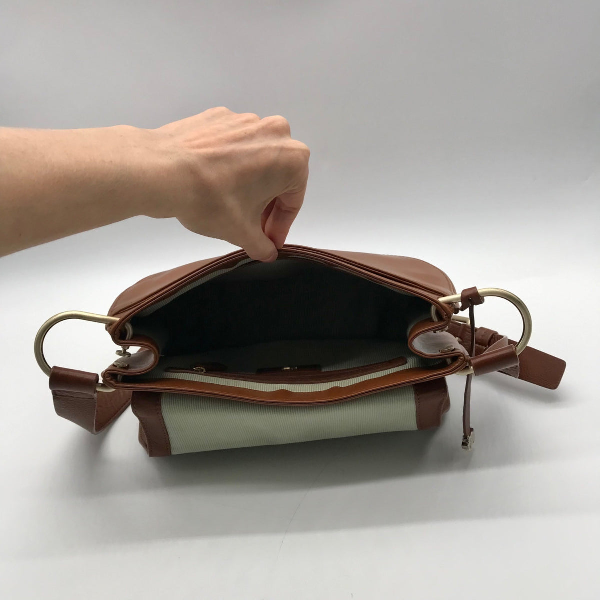 Radley London Brown Leather Crossbody Bag
