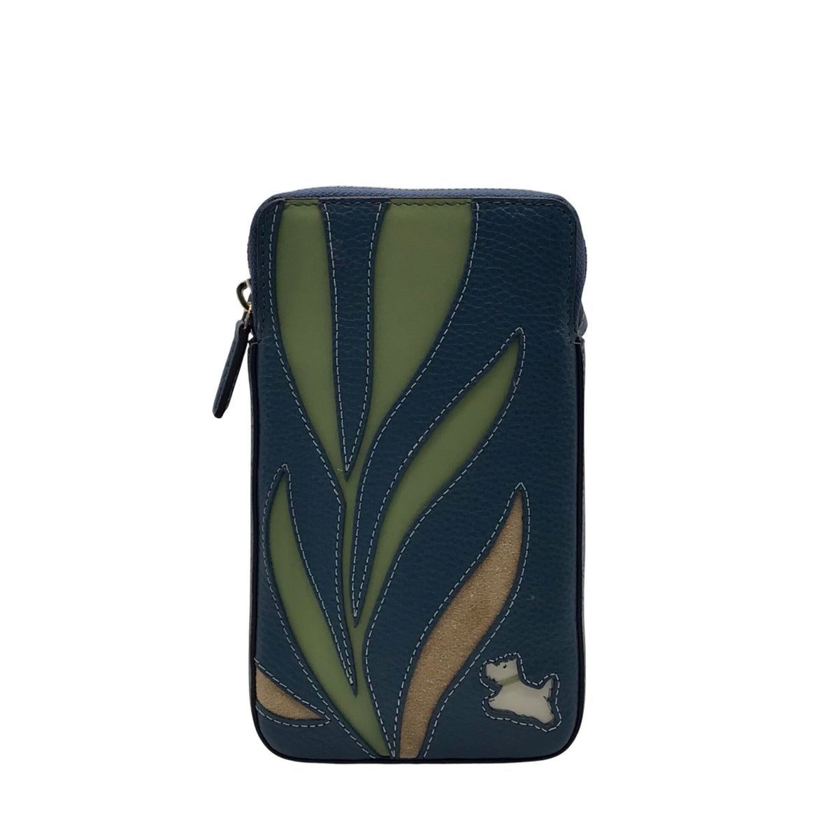 Radley London Blue Leather Among The Trees Crossbody bag
