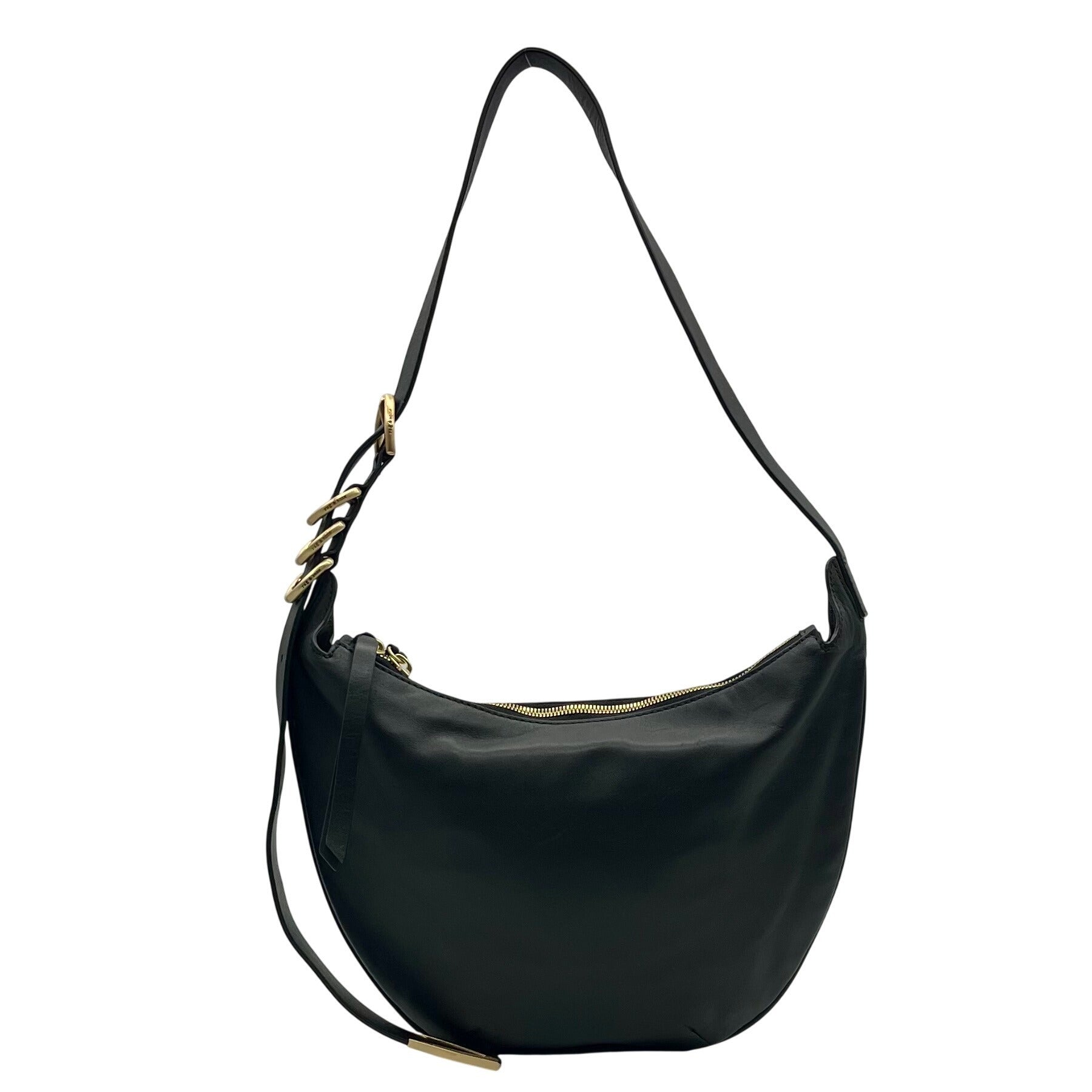 Rag & Bone Black Spire Leather Hobo Bag