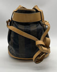 Vintage Fendi Pequin Bucket Bag