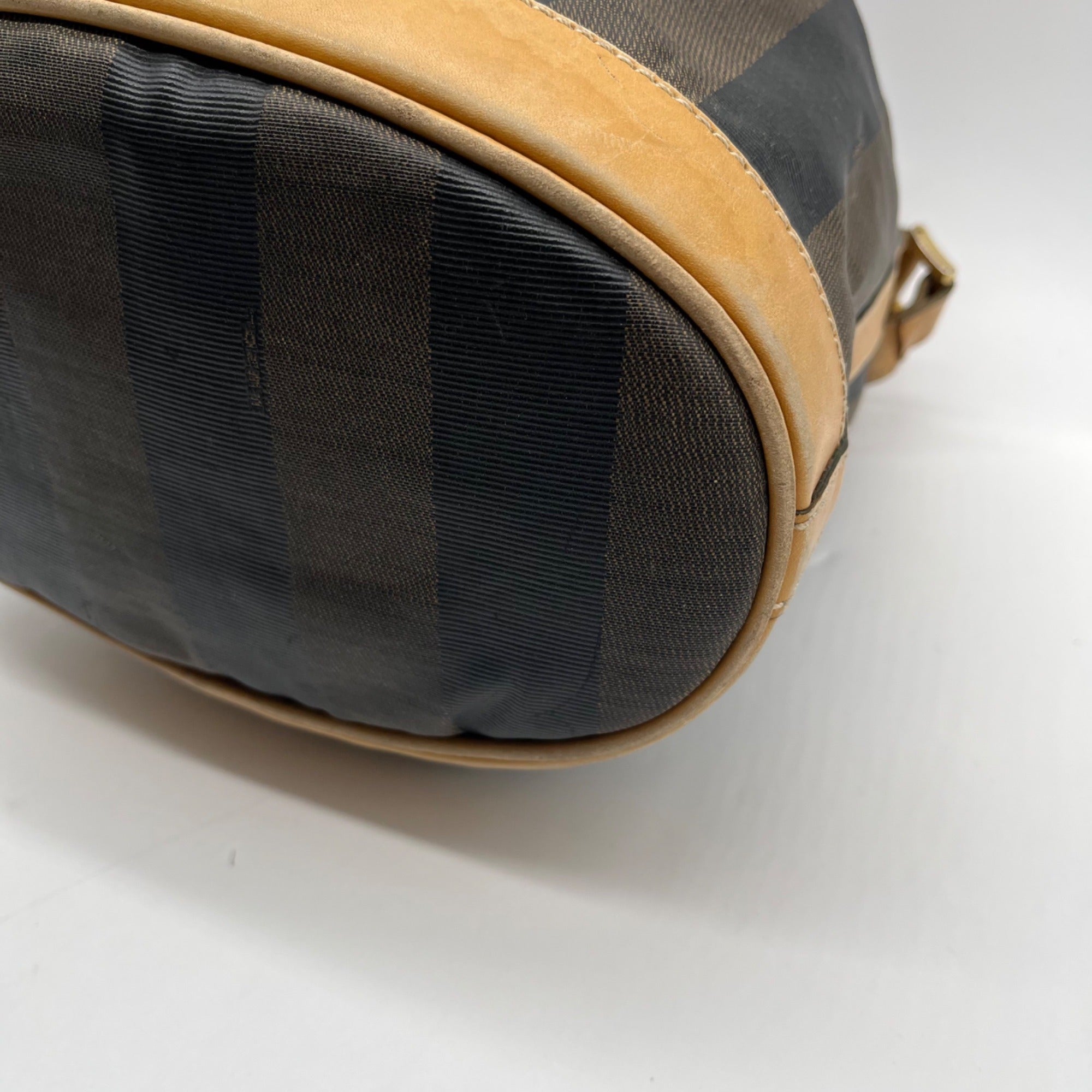 Vintage Fendi Pequin Bucket Bag