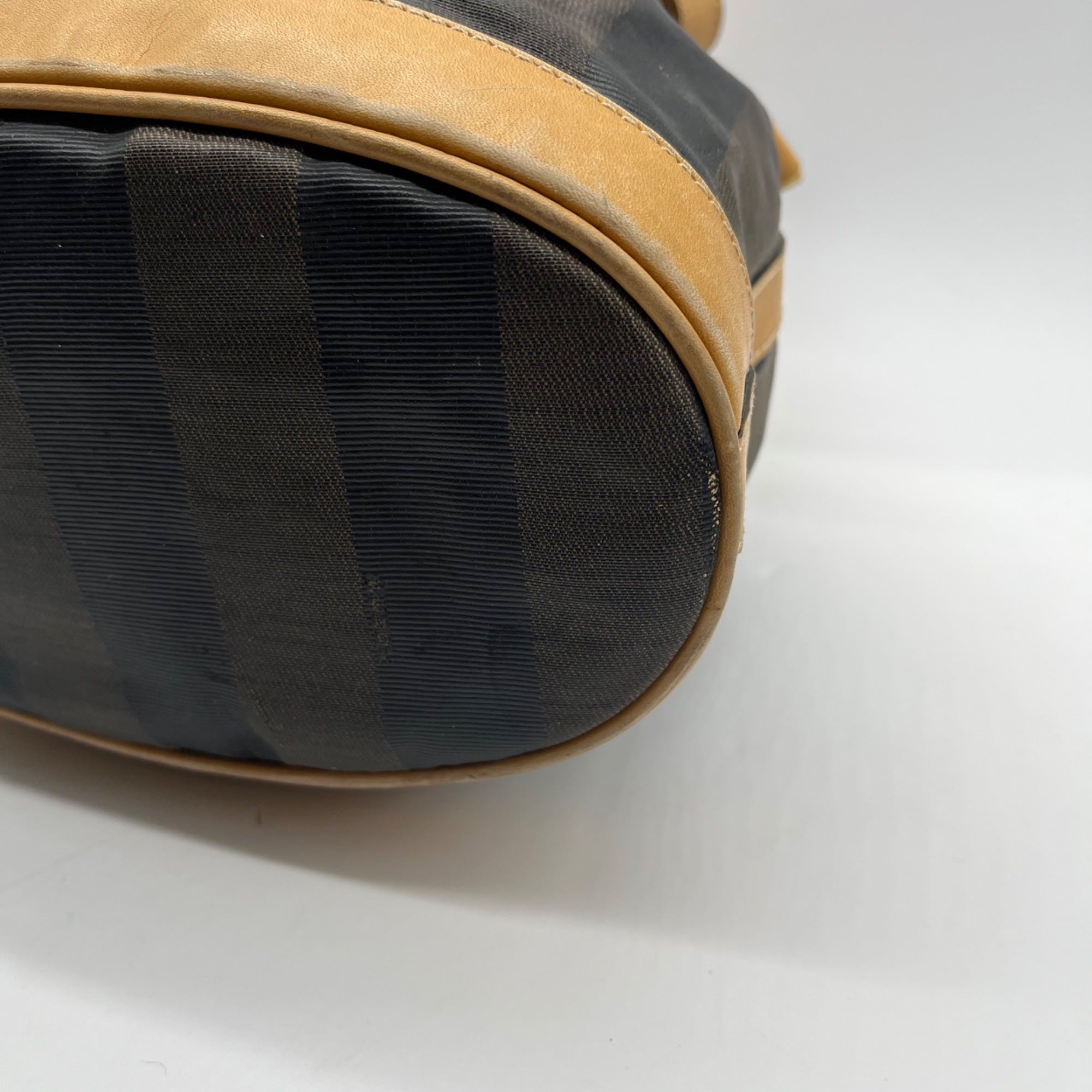 Vintage Fendi Pequin Bucket Bag