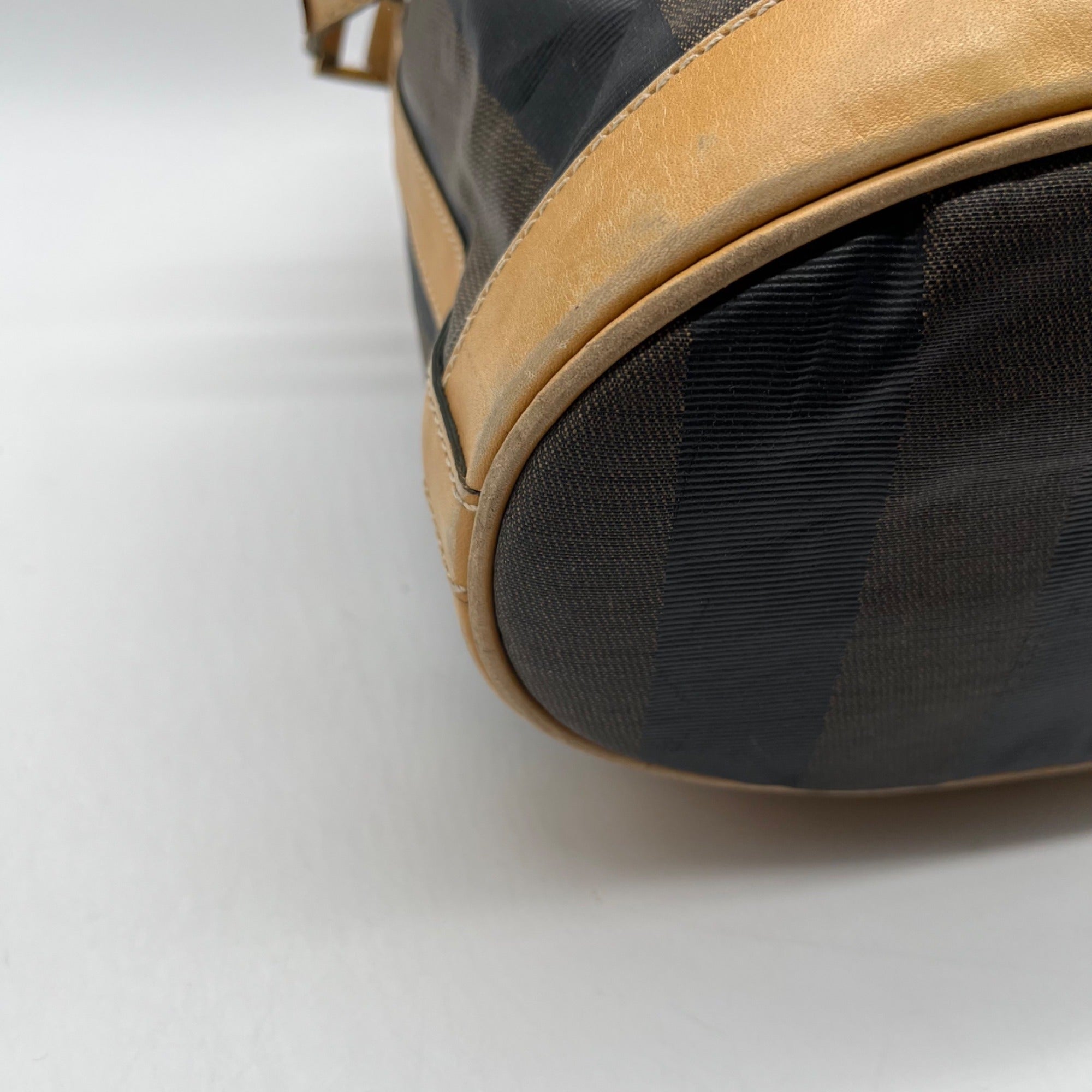Vintage Fendi Pequin Bucket Bag