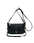Rebecca Minkoff Black Pebbled Leather Crossbody Bag