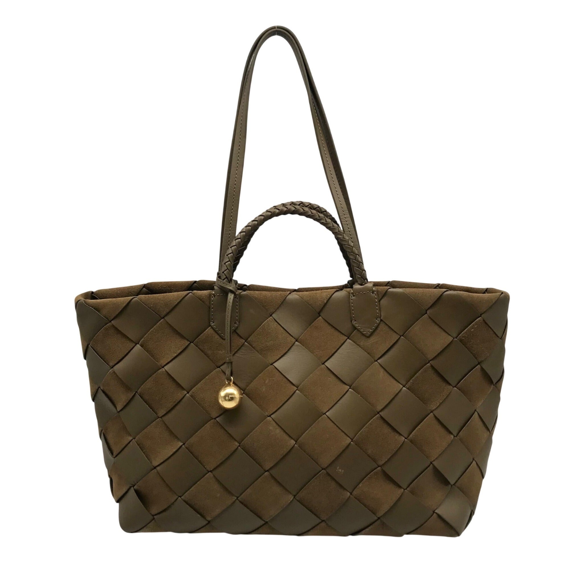 Rebecca Minkoff Brown Frankie Woven Tote Bag