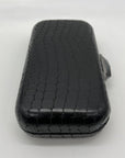 Kotur Black Snake Embossed Clutch