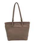 Michael Kors Light Pink Pebbled Leather Winston Top Zip Pocket Tote