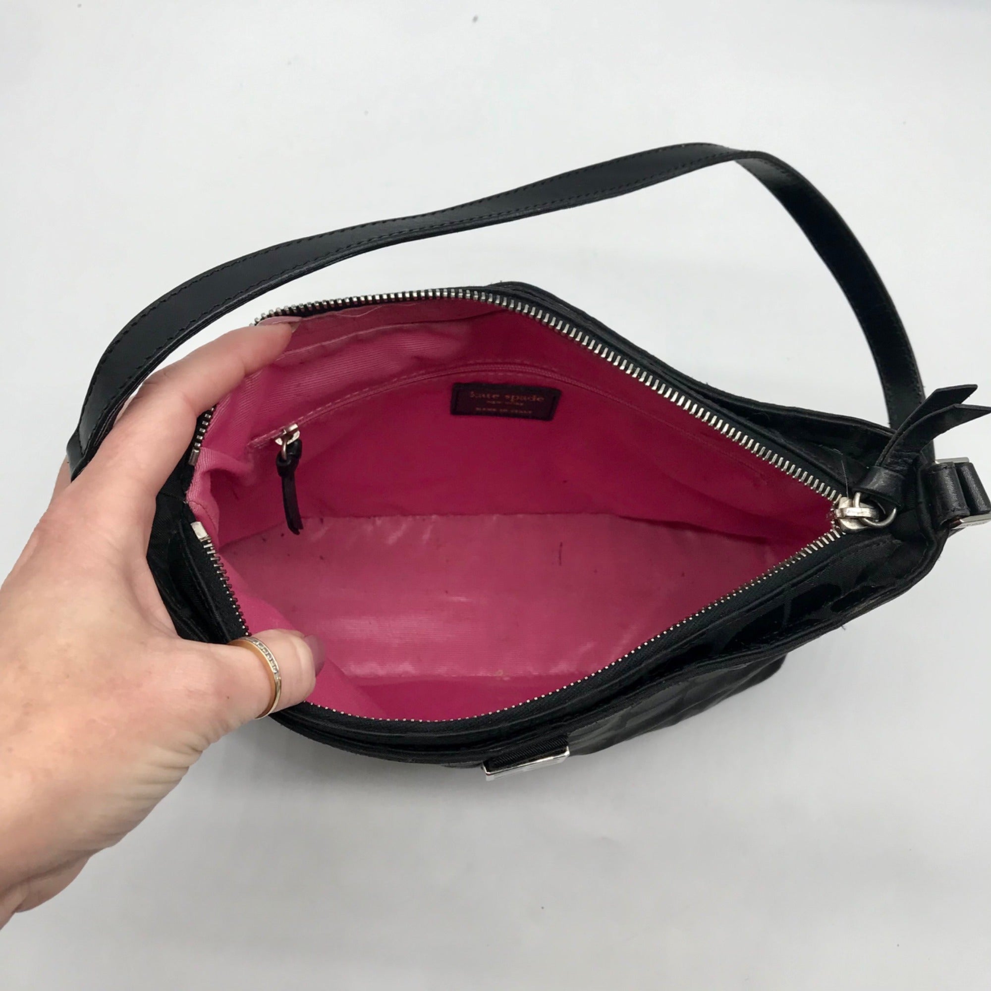 Kate Spade Black Nylon Noel Dot Shoulder bag