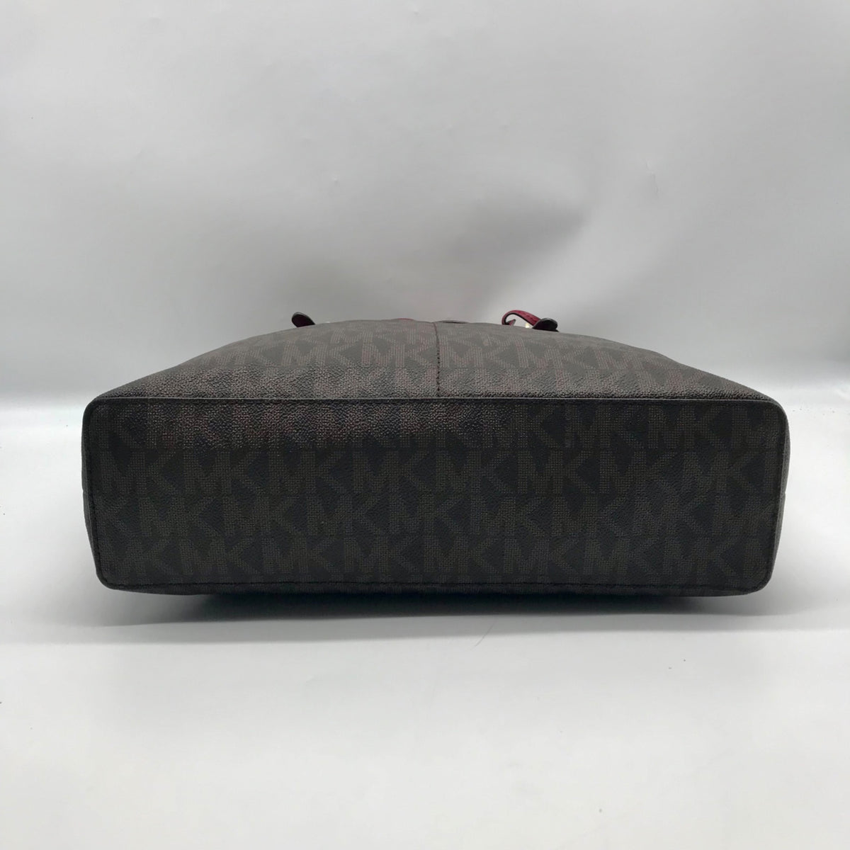 Michael Kors Brown Monogram Coated Canvas Jet Set Shoulder Bag