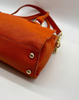 Michael Kors Orange Hamilton Shoulder Bag