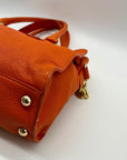 Michael Kors Orange Hamilton Shoulder Bag