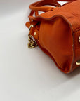 Michael Kors Orange Hamilton Shoulder Bag