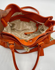 Michael Kors Orange Hamilton Shoulder Bag