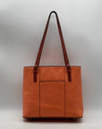 Dooney & Bourke Pale Orange Pebbled Leather Tote Bag