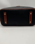 Dooney & Bourke Blue Leather Tote Bag