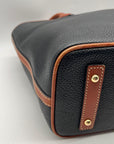 Dooney & Bourke Blue Leather Tote Bag