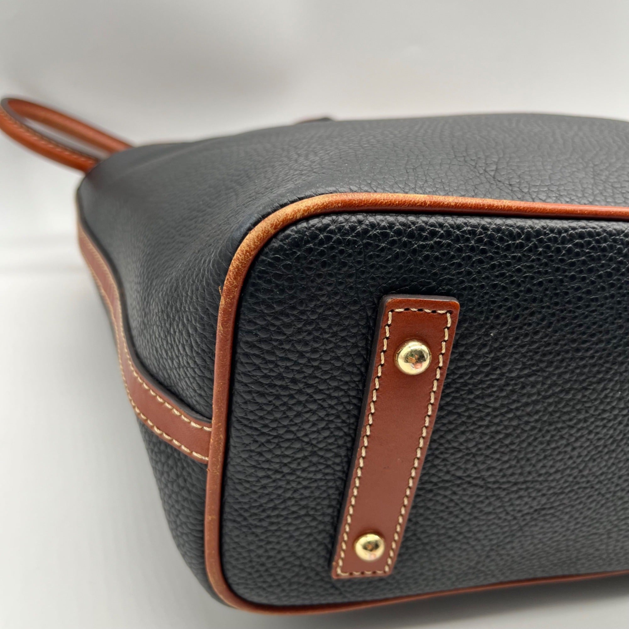 Dooney &amp; Bourke Blue Leather Tote Bag