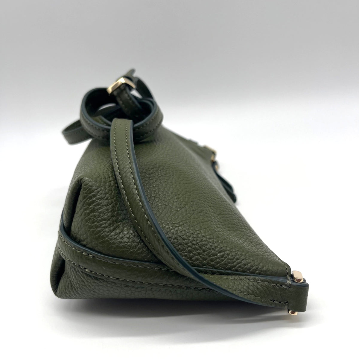 Kate Spade Enchanted Green Pebbled Leather Mini Crossbody Bag