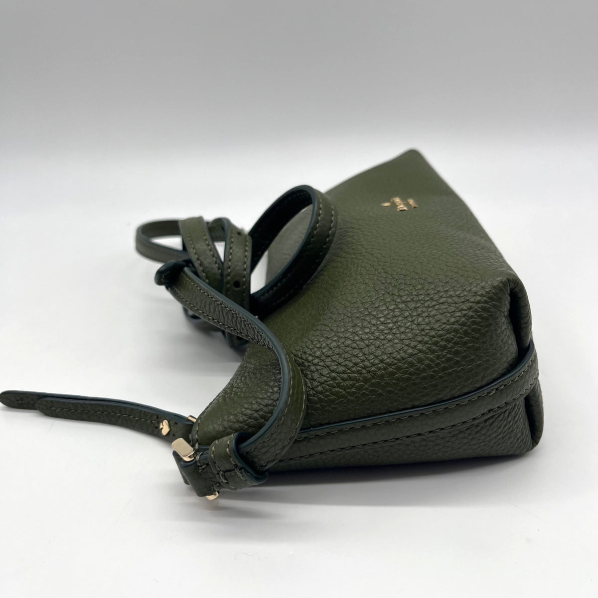 Kate Spade Enchanted Green Pebbled Leather Mini Crossbody Bag