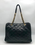 Michael Kors Black Quilted Leather Susannah Shoulder Bag