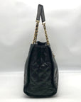 Michael Kors Black Quilted Leather Susannah Shoulder Bag