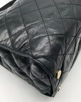 Michael Kors Black Quilted Leather Susannah Shoulder Bag