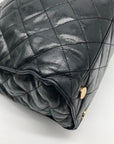 Michael Kors Black Quilted Leather Susannah Shoulder Bag