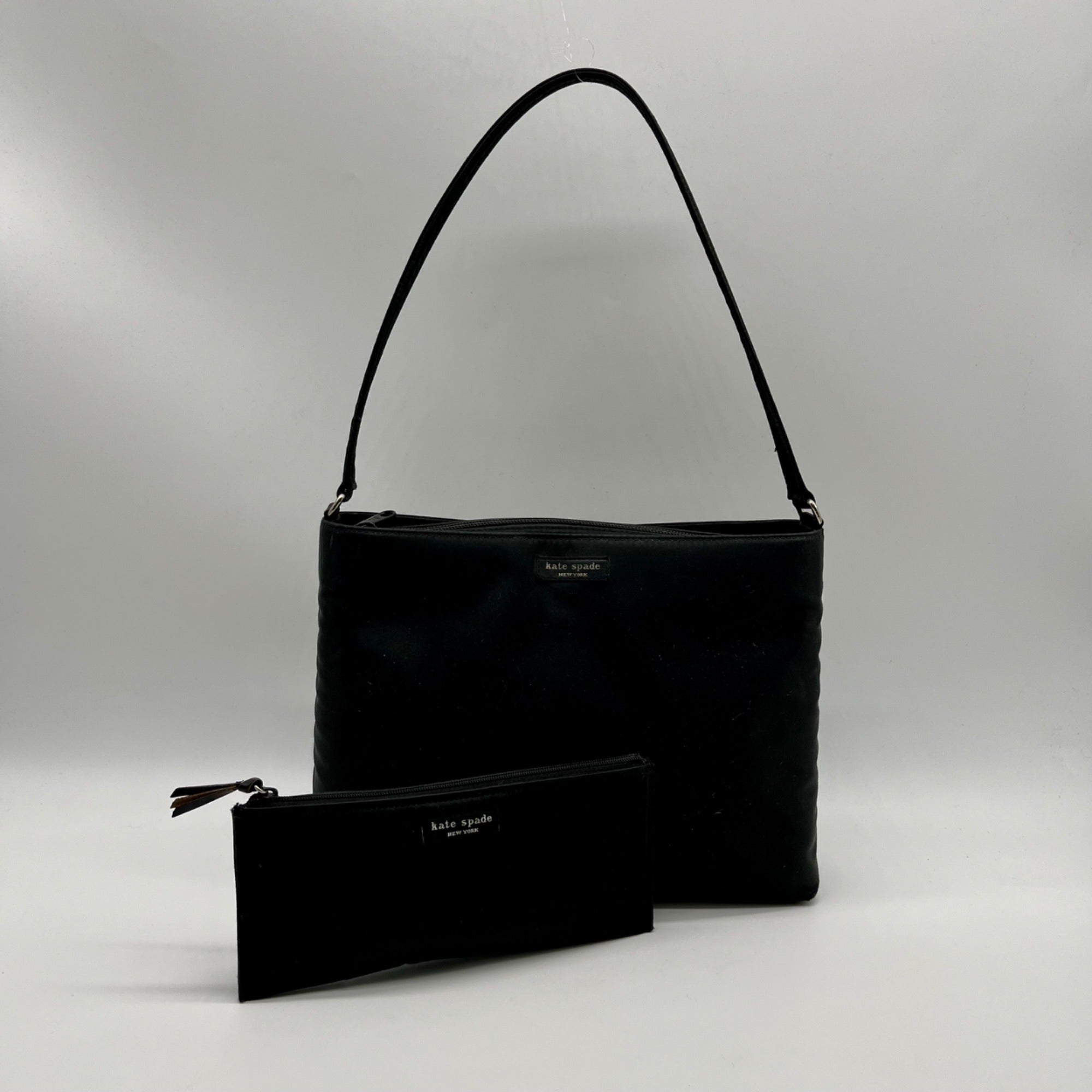 Kate Spade Black Nylon Top Handle Shoulder Bag