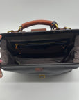 Old Trend Genuine Leather Black Doctor Satchel Bag