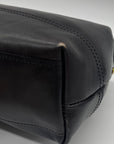 Old Trend Genuine Leather Black Doctor Satchel Bag