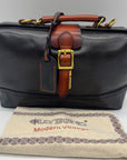 Old Trend Genuine Leather Black Doctor Satchel Bag
