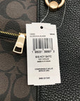 Coach Brown Monogram Canvas Kacey Convertible Satchel Bag C6230