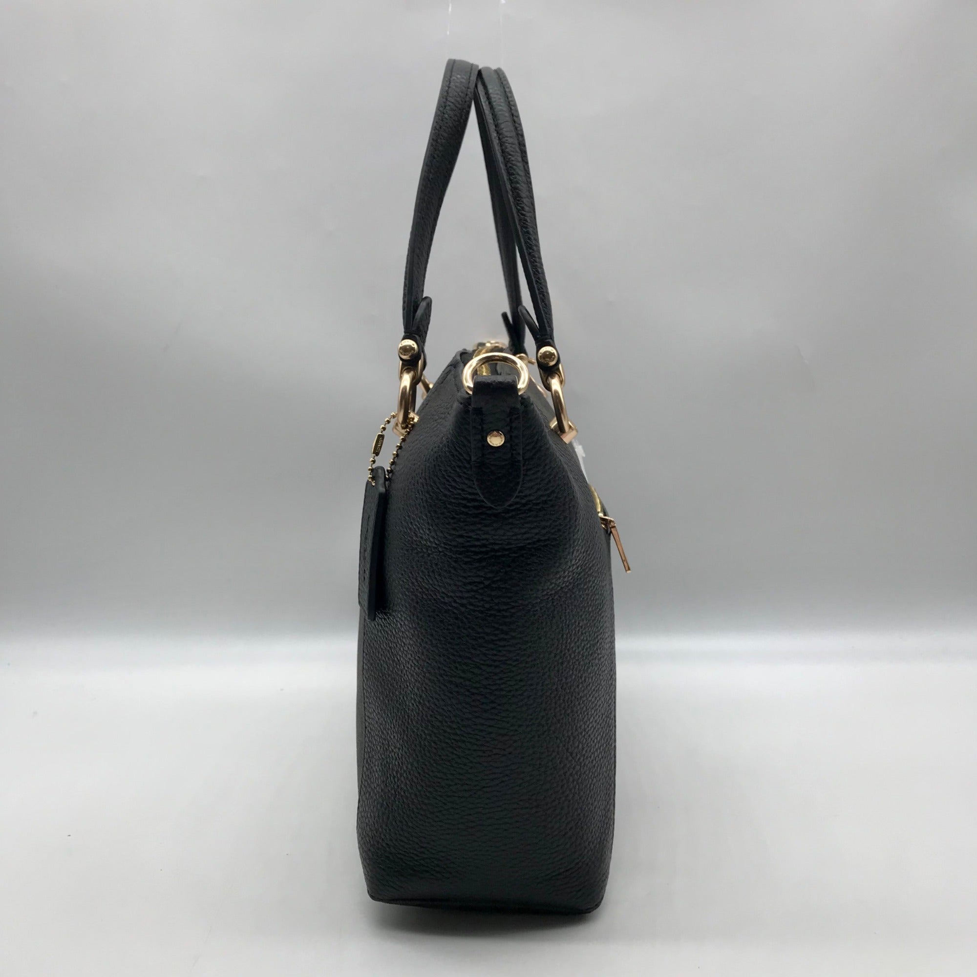 Coach Brown Monogram Canvas Kacey Convertible Satchel Bag C6230