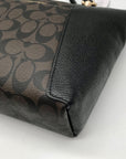 Coach Brown Monogram Canvas Kacey Convertible Satchel Bag C6230